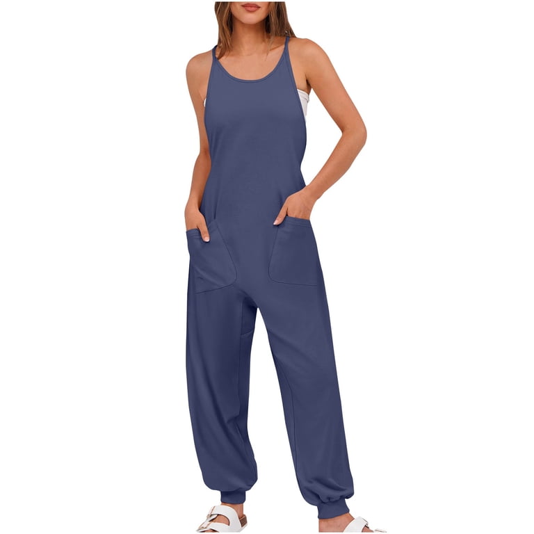 QATAINLAV One Piece Joggers Pants for Women 2026 Summer Sleeveless