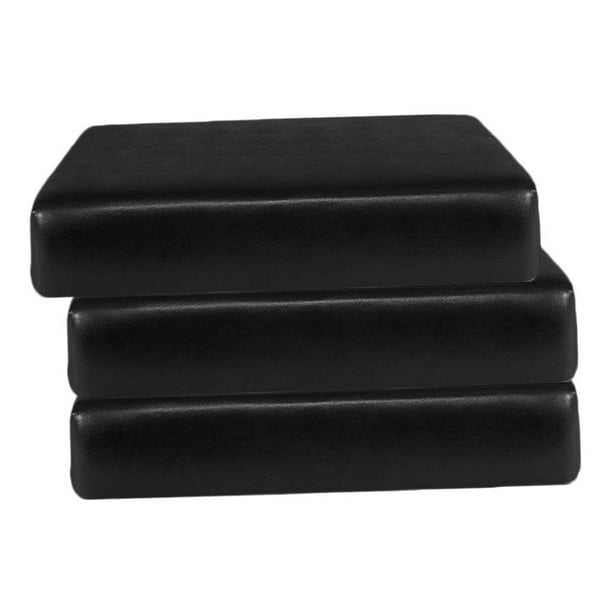 De Silla De Asiento De Sofá de material cuero PU Impermeables De 3 Piezas, De Silla Elásticas Para Comedor, Funda De Silla De Comedor Lavable BLESIY Fundas para cojines de asiento de sofá