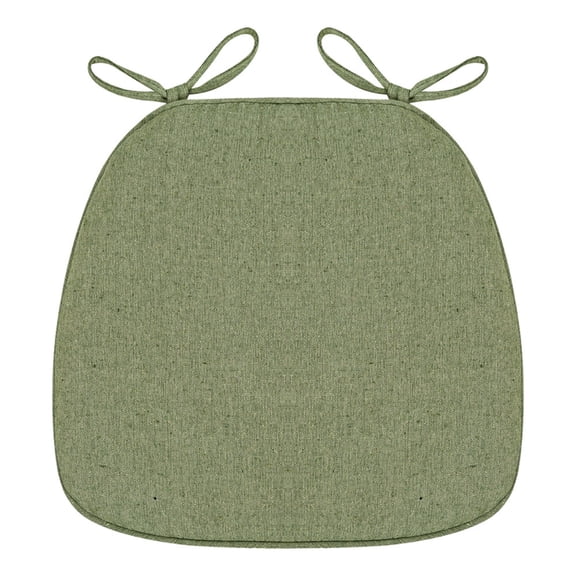 Tizuqe Indoor Outdoor Seat Pad Durability Polyester Fabric Chair Cushions With Secure Ties Removable Cover Furniture Cushions