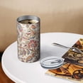 thumbnail image 3 of 20oz Coffee Tumblers Beige Floral and Paisley Pattern Stainless Steel Vacuum Insulated Travel Tumbler Coffee Cups Mug with Lid and Straw with Cleaning Brush for Cold & Hot Drinks, 3 of 5