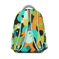 thumbnail image 2 of Rainbow Gradient Backpack Artistic Pop Art and Colorful Abstract Pattern School Bag Stylish Fashion Students Bag, 2 of 6
