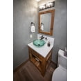 thumbnail image 3 of Green Free form Wave Glass Vessel Sink, 3 of 7