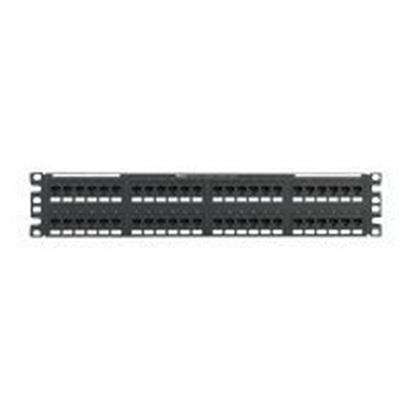 Panduit NetKey Category 6 Punchdown Patch Panel - Patch panel - CAT 6e - 2U - 48 ports