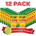 thumbnail image 2 of Marcadores finos a granel de Crayola, paquetes de 12 marcadores con 10 colores, varios, 2 of 3
