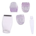 thumbnail image 3 of Nieyigj 2 in 1 Women Epilator Hair Removal Wet Dry Electric Cordless Flexible Head Bikini Trimmer Purple, 3 of 6