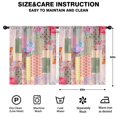 thumbnail image 2 of Blackout Kids Curtains,Pioneer Flower Childrens Insulated Curtains Set Of 2,Bedroom Essentials,Toddler Room Decor 52x63in(132x160cm), 2 of 4