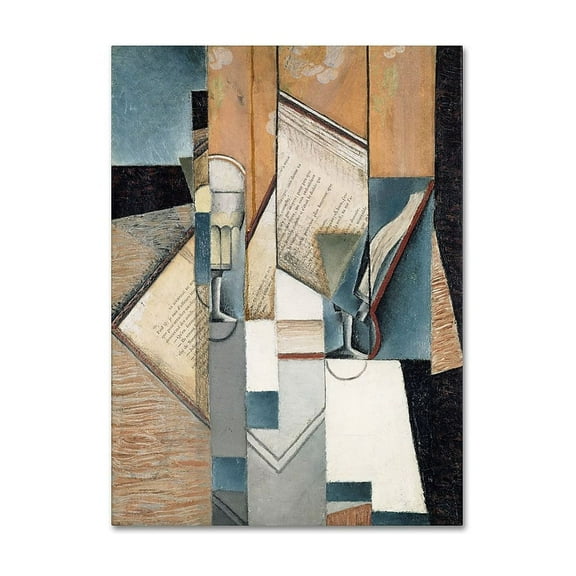 Trademark Fine Art 'The Book' 14" x 19" Canvas Art (BL01235-C1419GG)