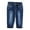 DeepBlue-2653, variant on Infant Jeans,Baby Toddler Elastic Waist with D-ring 4 Ripped Holes Denim Pants,Light Blue,18-24 Months