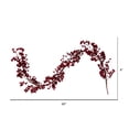 thumbnail image 2 of Vickerman 5' Artificial Red Outdoor Weather Resistant Berry Christmas Garland, Unlit, 2 of 2