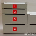 thumbnail image 6 of iSYFIX Red Consecutive Number Stickers – 1 to 100, 3-inch, 1 set – Vinyl Self Adhesive Premium Decal, Ideal for Inventory, Storage, Organizing, Boxes, Bins, Toolbox, Lockers & More, 6 of 6