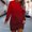 Red 2, variant on BLTIBY Christmas Sweatshirt Dress for Women Xmas Print Winter Fall Round Neck Soft Casual Fashion Long Sleeve Pullover Dresses Outfits 2024 Trendy Red L