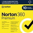 thumbnail image 1 of Norton 360 Premium Antivirus & Internet Security for 10 Devices 1 Year Subscription Digital Download, 1 of 7