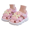 thumbnail image 1 of FhsagQ Sandals for Baby Girls Summer Sandals Lightweight with Sole for Kids Breathable Cartoon Rabbit Design Beach Shoes PinkSize 21, 1 of 6