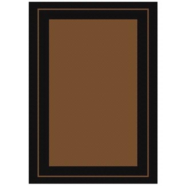 Balta Group 259977 2 x 3 ft. Brown & Black Border Outdoor Rug, Pack of
