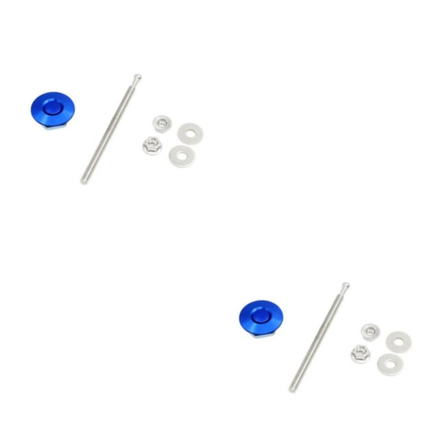 Transemion Modification de Voiture Léger et Élégant Verrou de Capot Plusieurs Options Disponibles Bleu DP17-32 2ensemble