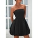 thumbnail image 4 of Vestido PRETTYGARDEN Bubble Mini 2025 Summer Black para mujer, 4 of 9