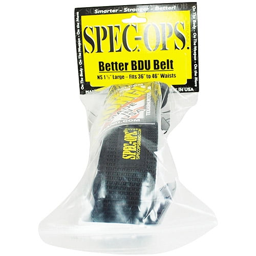 SpecOps Brand Better BDU Belt, 1.5", Black