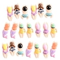 thumbnail image 2 of 20x cabujones DIY funda de teléfono botón Kawaii adorno de resina Flatback para el centro de lazo para el cabello artesanía Scaft fabricación de joyas Sunnimix Resina Flatback, 2 of 7
