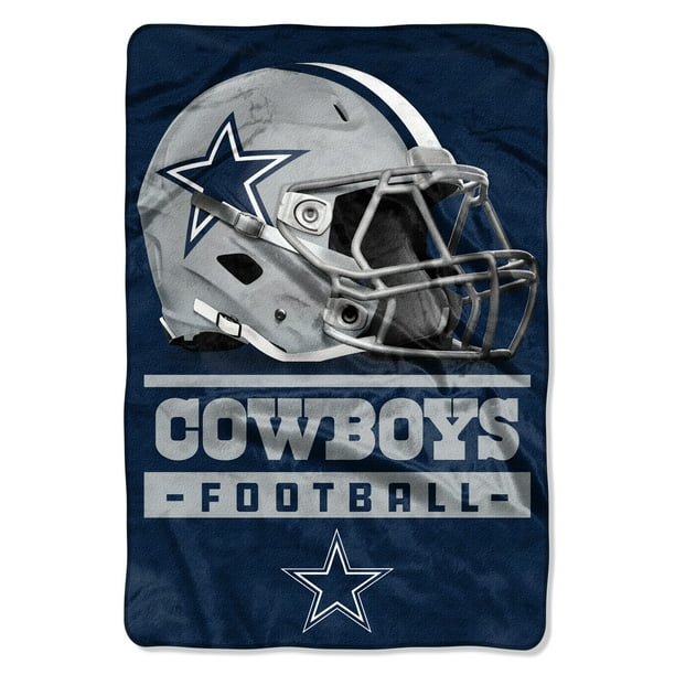 NFL Dallas Cowboys Sideline Oversized Micro Raschel 62" x 90" Throw