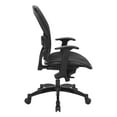thumbnail image 2 of Manager's Black Breathable Mesh Fabric Chair with Flip Arms, 2 of 4