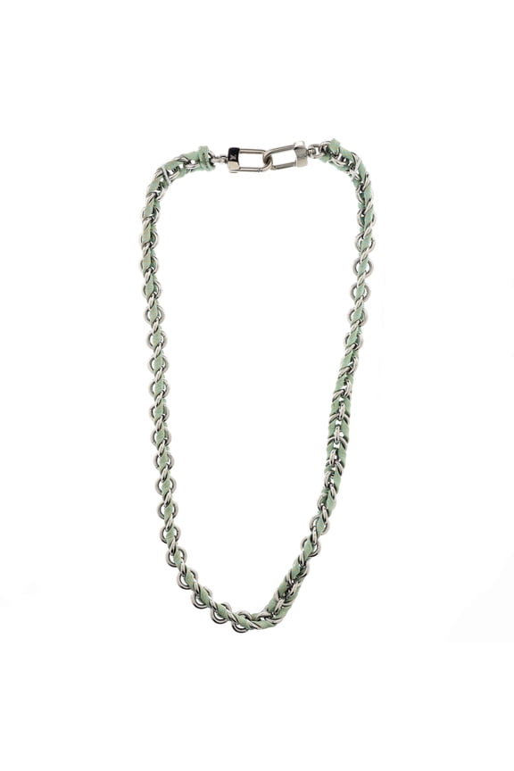 Pre-Owned Rebag Multi Pochette Accessoires Woven Chain Strap Leather and Metal By Rebag