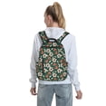 thumbnail image 5 of Yiaed Lilies Flowers Print Lightweight Backpack Travel Backpacks Hiking Daypack for Women Men, 5 of 5