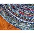 thumbnail image 4 of RugPal Braided Slin Collection Area Rug 4'x6' - Black-Blue, 4 of 5