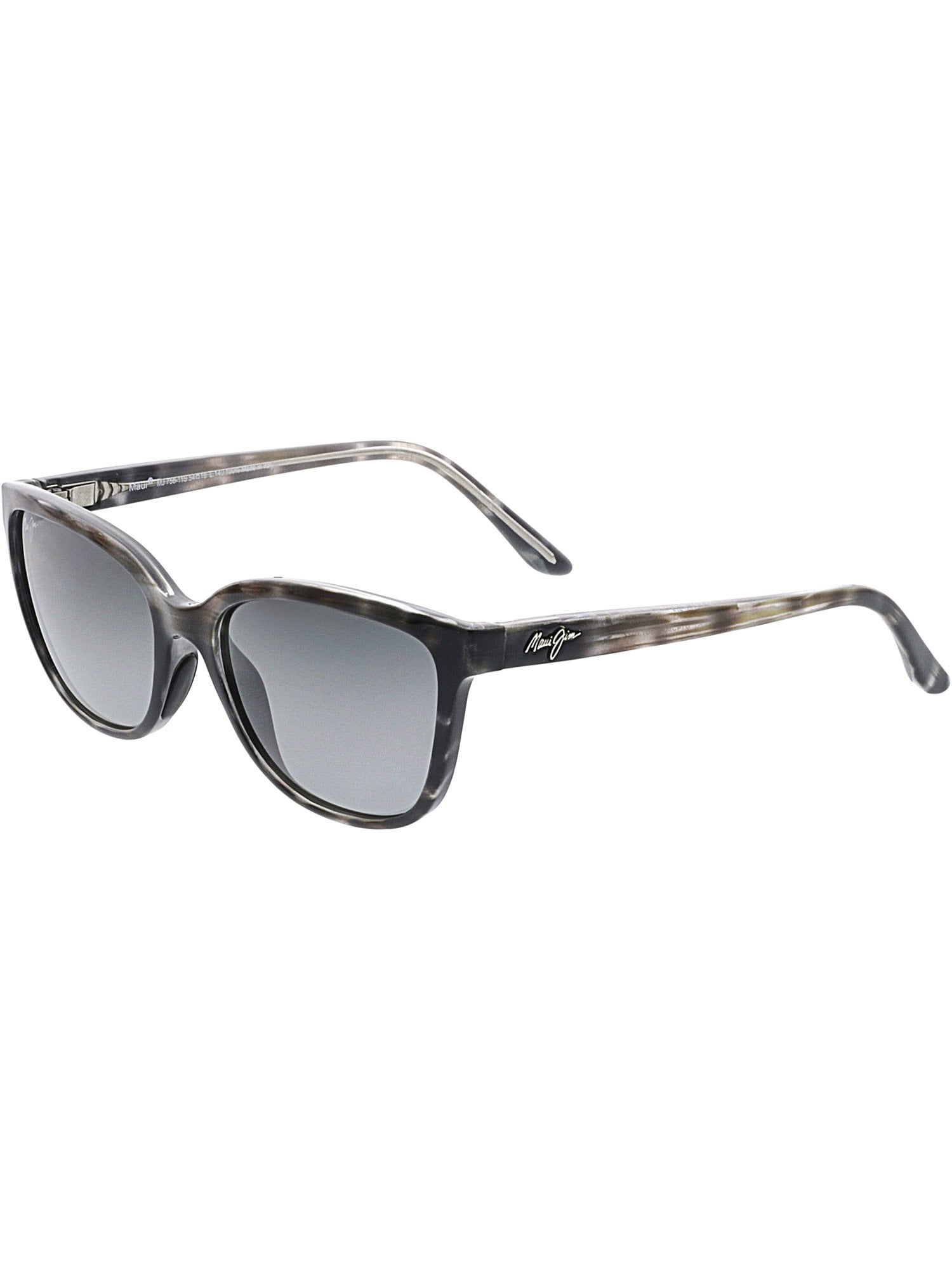 Maui Jim Men's Polarized Honi GS758-11S Grey Cat Eye Sunglasses Maui Jim Men's Polarized Honi GS758-11S Grey Cat Eye Sunglasses