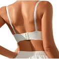 thumbnail image 4 of SMihono Seamless Bra for Women Breathable No Underwire Bras Comfy Traceless Push Up Cami Bra Cool Liftup Air Everyday Bras White 6, 4 of 4
