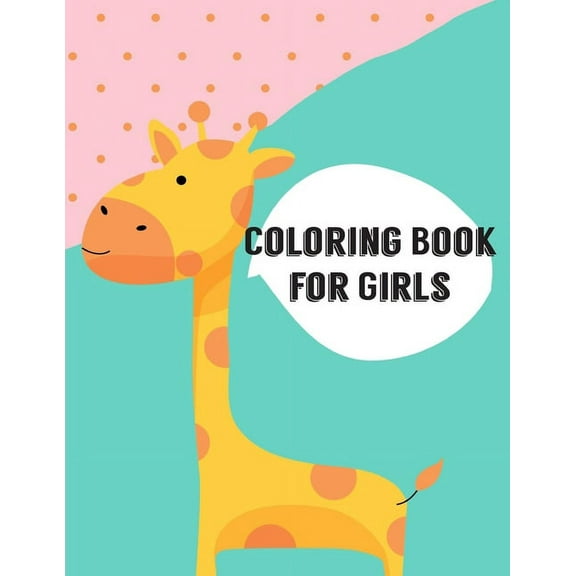 Kids Gift Idea Coloring Book For Girls: Cute Chirstmas Animals, Funny Activity for Kids's Creativity, Book 3, (Paperback)