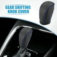 thumbnail image 2 of Cubierta de palanca de cambio de marchas, embellecedor de perilla de palanca de cambios Interior automotriz para Volkswagen Atlas 2018-2022, puntos negros y azules, 2 of 7
