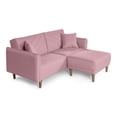 thumbnail image 3 of Sala Modular Sofá Cama Reversible Makora De Lino Palo De Rosa Modelo Ritz, 3 of 9