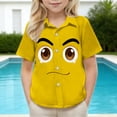 thumbnail image 5 of rd Yellow Short Sleeve Shirts for Children Boy Girl Summer Fall Graphic Brunch Kawaii School Girl Costumes Tops Blouses Shirts Kid 2026 Clothing Fashion 6 Years, 5 of 8