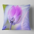 thumbnail image 2 of Designart 16" x 16" Purple Polyester Throw Pillow, 2 of 5