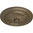 thumbnail image 3 of Ekena Millwork 16"OD x 2 1/4"P Wigan Ceiling Medallion, Hand-Painted Warm Silver, 3 of 6