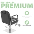 thumbnail image 3 of Silla De Peluquería Onof  VALENCIA-BS Hidráulica Reclinable Premium Color Plata, 3 of 10