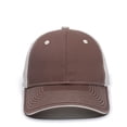 thumbnail image 3 of Outdoor Cap GWT-101 Contrast Sandwich and Eyelets-Brown/Putty, 3 of 8