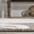 thumbnail image 3 of JONATHAN Y HAWAII 2 x 8 Runner Rug, Tobago Two-Tone Monstera Leaf - Brown/Ivory, HWC100B-28, 3 of 10