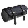 thumbnail image 1 of Universal Motorcycle Saddle Bag, Motorcycle Tool Bag, Motorcycle Leather Waterproof Tool Bag, Round Saddle Bag, Fashion Motorcycle Storage Bag, 1 of 3