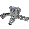 thumbnail image 4 of POINTERTECK Single-Inlet 2-Outlet Washing Machine Tap Home 4 Points 6 Points Long 3-Way Tap Copper Taps, 4 of 6