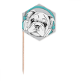 thumbnail image 1 of Headset Music Vitality Sounds Dog Toothpick Flags Cupcake Picks Party Celebration, 1 of 3