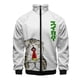 thumbnail image 3 of Nueva chaqueta con estampado de gato 3D para hombre y mujer, estilo Harajuku, hip hop, nueva sudadera blanca con capucha, sudadera informal con cuello alto y cremallera, abrigo, ropa, 3 of 5