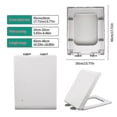 thumbnail image 2 of 1mor toilet seat PP extra long rectangular bathroom accessories durable heavy duty 06c-pp toilet seat - MXBC, 2 of 3