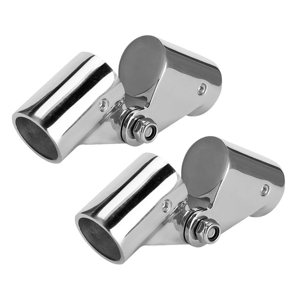 Conector de tubo conector plegable conector de yate 2 uds conector giratorio plegable de acero inoxidable tubo de riel de barco marino accesorios de tubería 25mm/098 pulgadas ANGGREK Otros