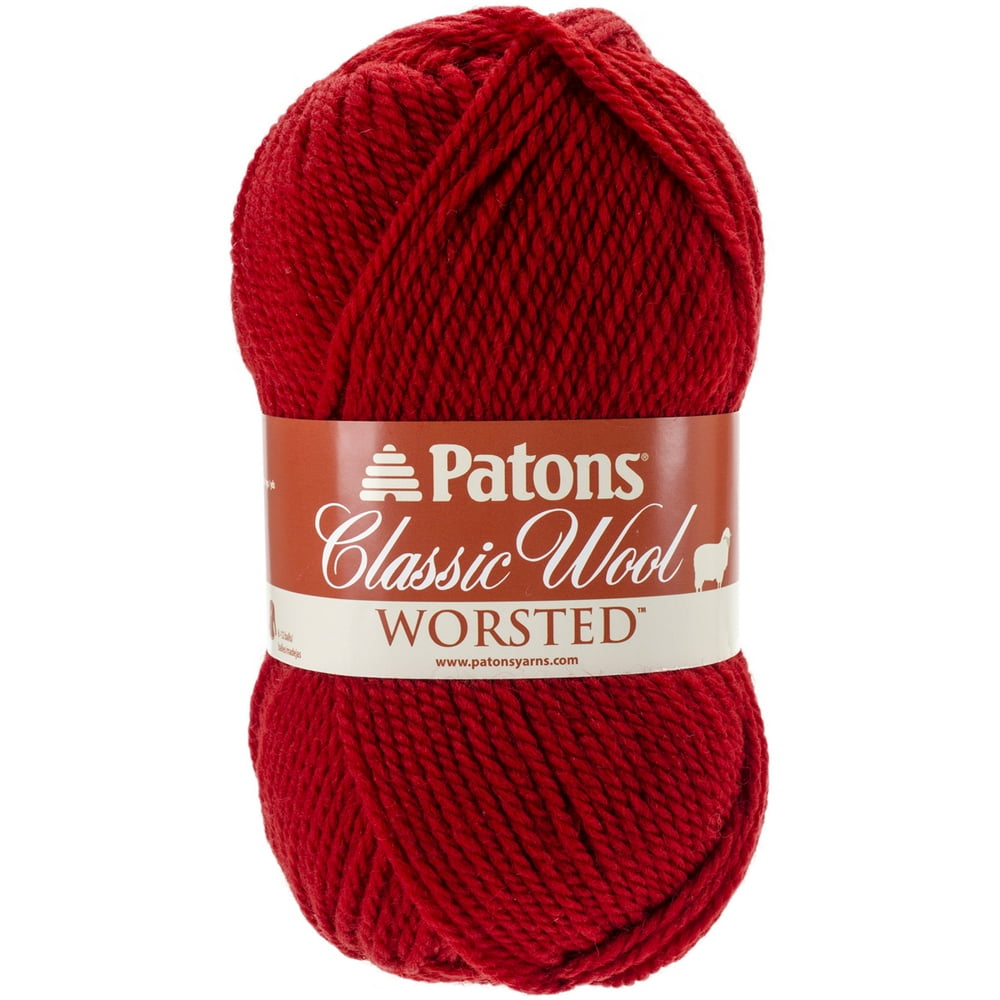 Patons Classic Wool YarnBright Red