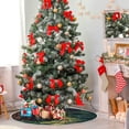 thumbnail image 4 of FMSHPON Young Tree Xmas Christmas Tree Skirt Stand Mat for Holiday Party Decoration Indoor Outdoor 48 inches, 4 of 6