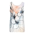 thumbnail image 5 of Yourumao Womens Tank Tops Ruffle Hem Sleeveless Shirts Scoop Neck Floral Printed Tanks Flowy Graphic Tees for Summer Vacation, 5 of 5