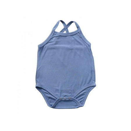 

Newborn Infant Baby Unisex Cotton Sleeveless Bodysuits
