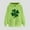 Green, variant on Women's St. Patrick'S Day Hoodie Loose Long Sleeve Pullover Clover Print Casual Irish With Pocket White S