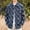 #0227-Blue, variant on Ceisia Men Geometric Jacquard Denim Button Down Shacket Lapel Long Sleeve Chest Pockets Casual Oversized Shirt Jacket Daily Autumn Winter Outfit Gift